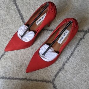 Steve Madden Red Pumps, Wmn Size 8